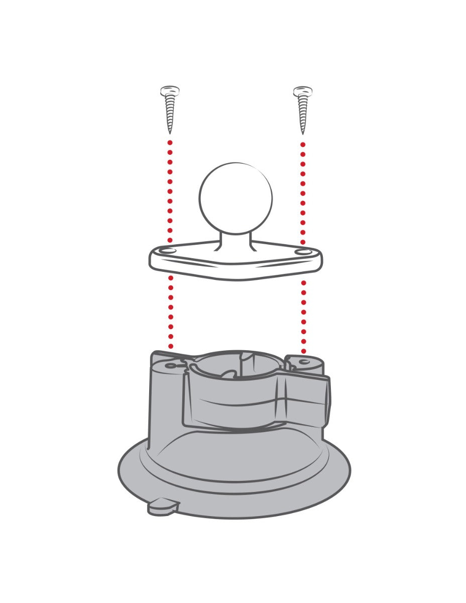 RAM Mounts Ball Bases (size: B) RAP-B-224-1U